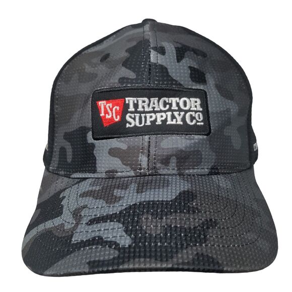 Tractor Supply Co. Strapback Hat Camouflage OSFA Adjustable Embroidered 6 Panel - Picture 1 of 8